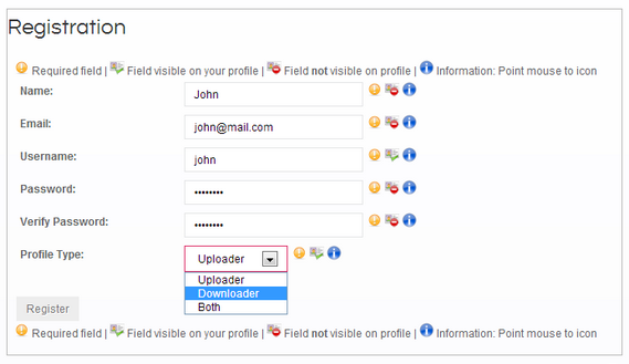 Registration Form